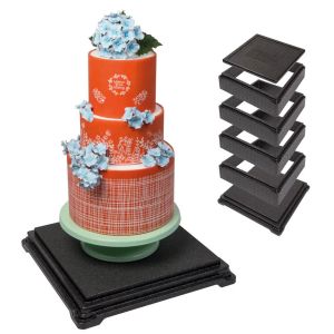 Hochzeitstorte 35 x 35 cm Thermobox-Set.