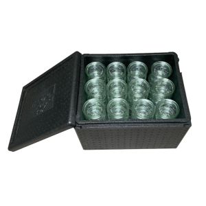 48 Liters Thermobox that fits perfectly with 36 TULIPE MOLD 580 ml WECK glass jars.
