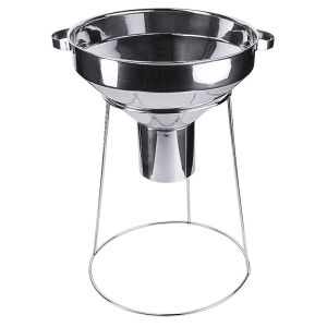 Funnel for sous vide pouches filling. Suitable for large volumes. Large opening of 10 cm diameter with comfortable grip.
