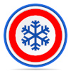 Etiquette grand froid sacs sous vide: logo